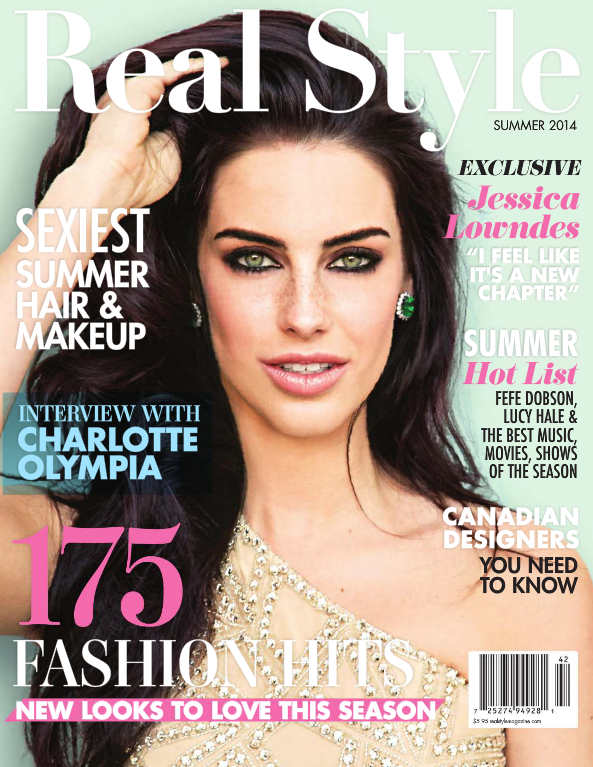 Jessica Lowndes RealStyle Magazine Summer 2014
